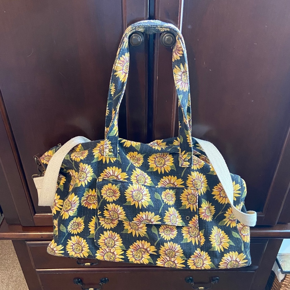 Target Mossimo sunflower duffel bag